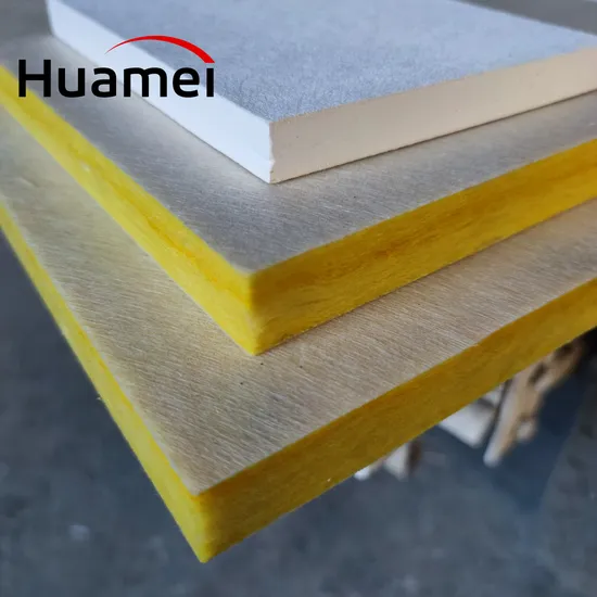Pannelli acustici in fibra di vetro ignifughi per soffitto